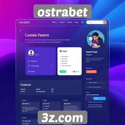 Análise da interface do usuário no site ostrabet